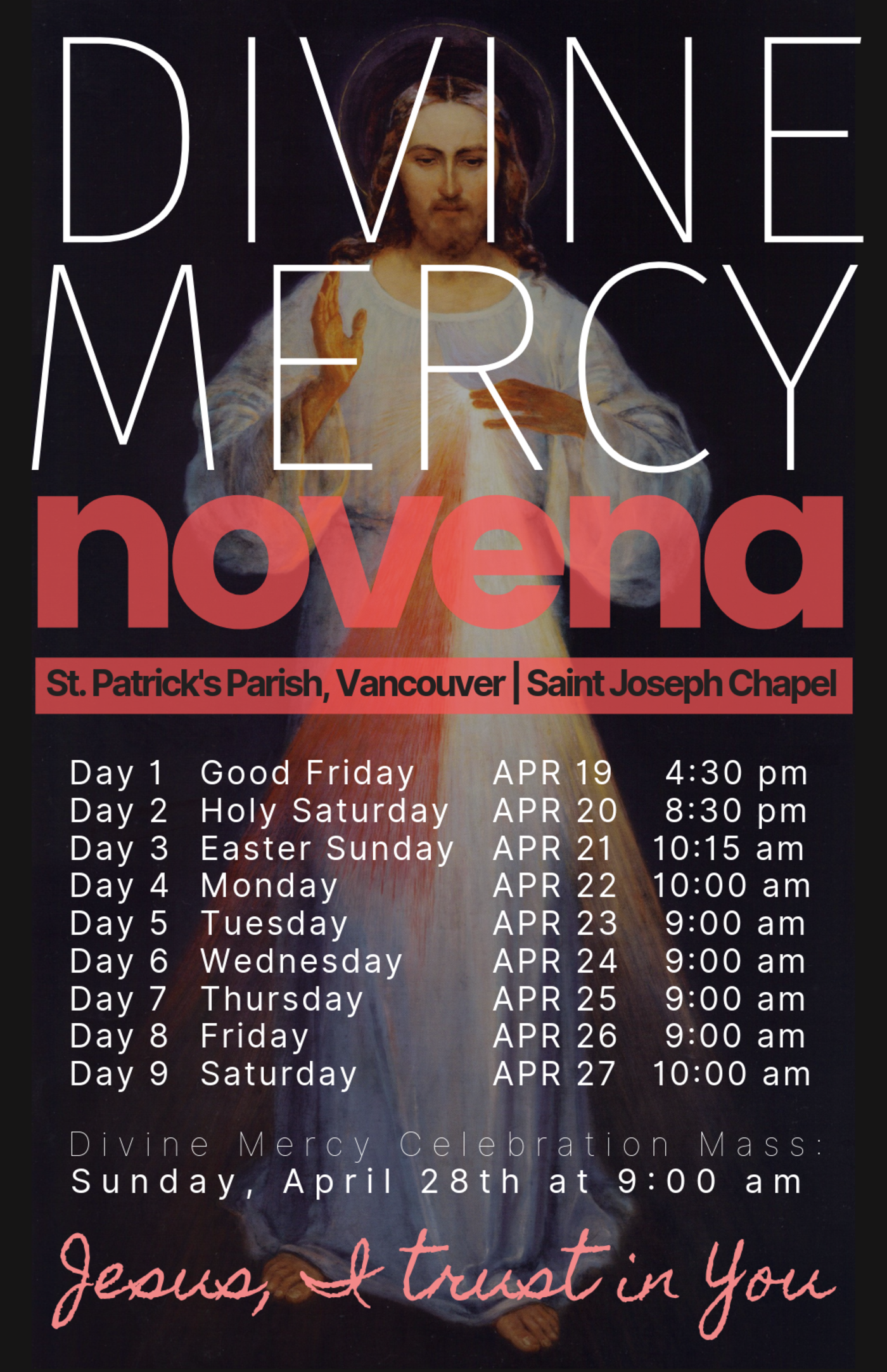 DIVINE MERCY NOVENA for the month December Day 6